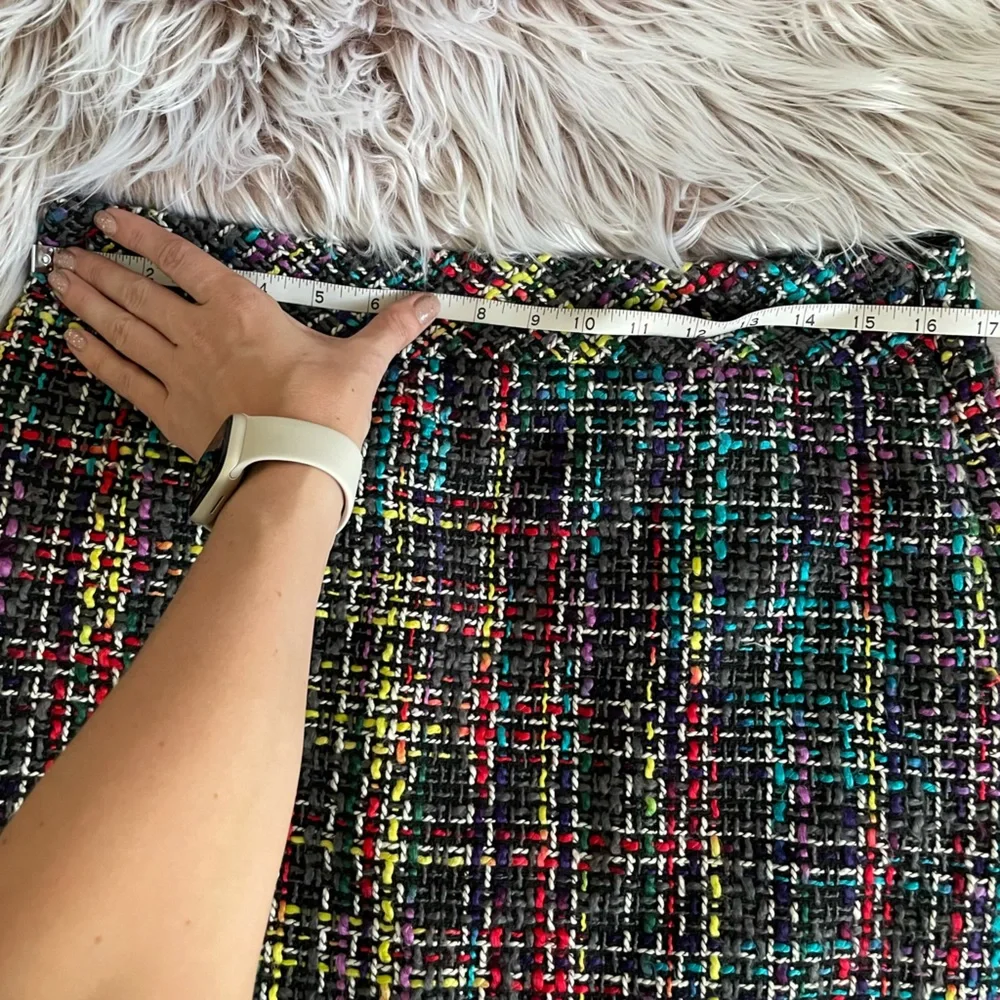 Ann Taylor Loft Multicolor Tweed Mini Skirt - Picture 4 of 5